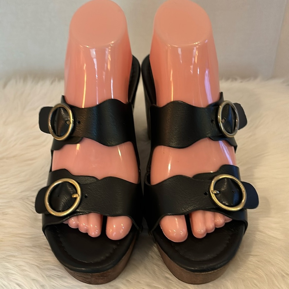 Ayesha Curry “Billie Studded” Platform Slide Sandals